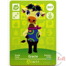 Carte Amiibo Animal Crossing 307 Carla / Gracie Holo [EUR] Série 4 Near Mint
