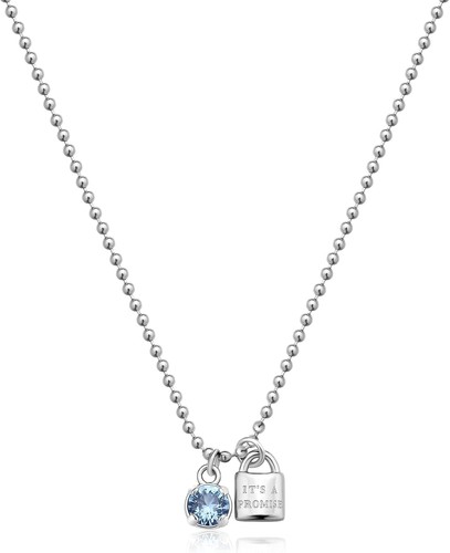 Collier femme acier cadenas - femme,