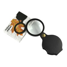 2pcs 10X Mini Magnifying Glass Folding Pocket Magnifier Bigeye Glass Loupe