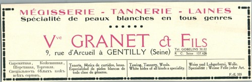 1928 granet fils mégisserie - 1928,