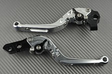 Leviers lever flip-up aluminium repliable adjustable Suzuki GSXR 1000 K7 K8	2007