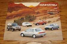 Original 1990 Daihatsu Full Line Sales Brochure 90 Charade Rocky 4x4