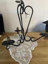 Lustre 3Branches Métal Forgé