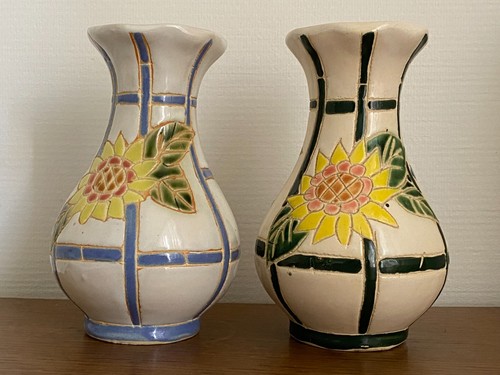 Paire petits vases - paire, de