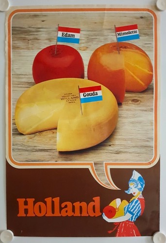 Affiche fromage holland - holland,