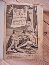 Office Semaine Sainte latin Urbain VIII ancien livre religieux EO ?