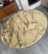 Table ronde Knoll marbre