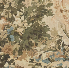 COWTAN & TOUT Rutland Verdure Linen Remnant New