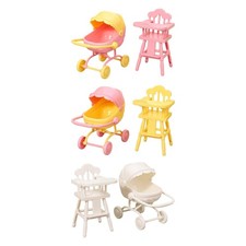 2 Pièces Chaise Haute