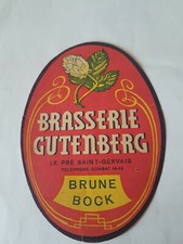 Ancienne étiquette bière