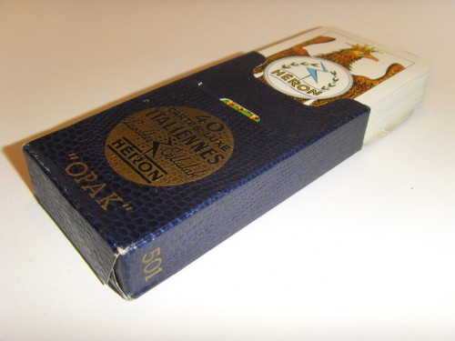 Jeu carte jouer ancien - jouer,