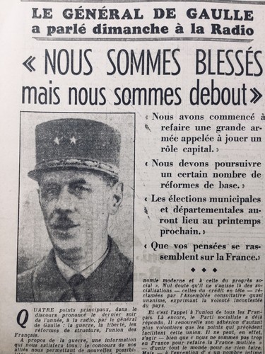 Gaulle léon blum - blum, 1945