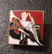 Pin’s Music Electric Guitar Saxo Musician Vintage Rare (1475)