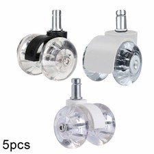 Roulettes de Chaise de Bureau Robustes 5 Pièces Pivotantes à 360° pour