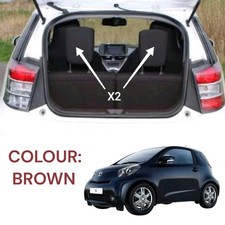 Toyota IQ Mk1 KGJ10 rear headrest head rests brown fabric 71940-74010-B3 OEM