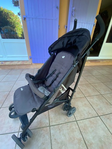 Poussette canne noire marque - canne,
