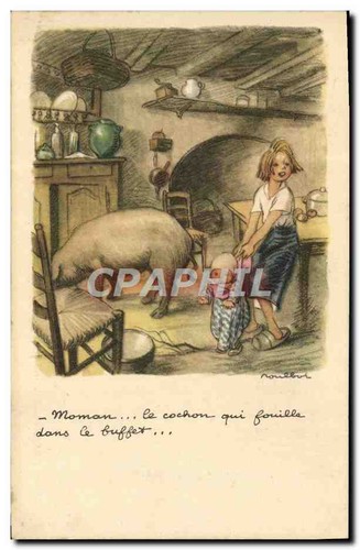 Child and pig - in, a