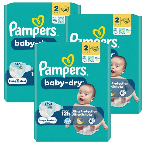 126 pièce pampers - 3x,