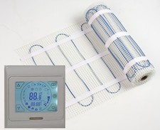 Chauffage au Sol Électrique 14 Qm + Écran Tactile Contrôle Hb Bleu 91-TS