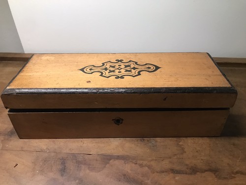 Boîte gants bois - en,