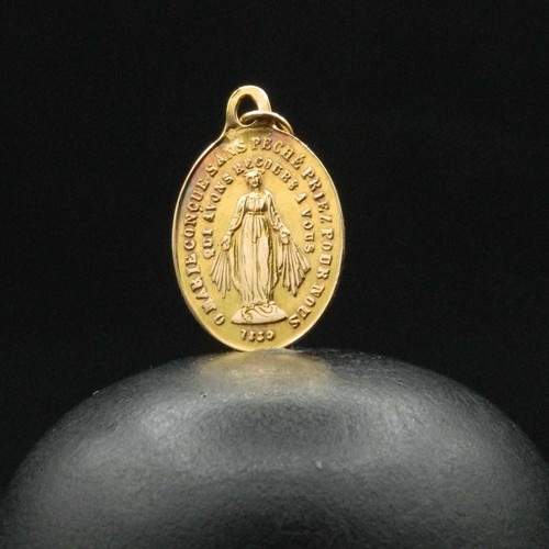 O985 médaille vierge - o985-médaille,