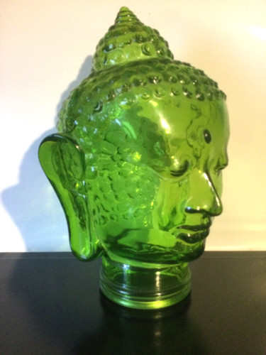 Ancienne tête verre - tÊte, moulÉ