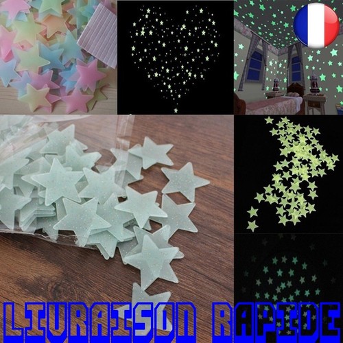 100 pcs étoiles obscurité - pcs,