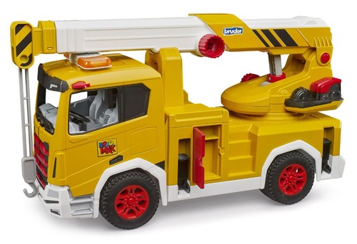 Bruder yellow crane truck - -,