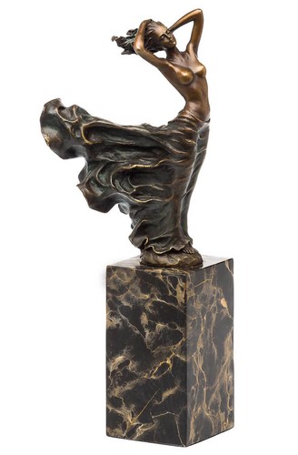 Statue bronze dans - statue,