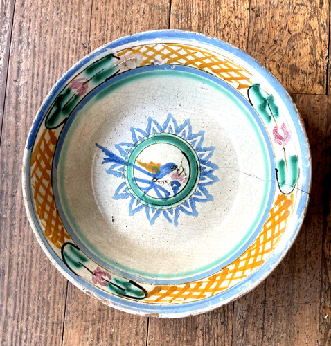 Coupe faience ancienne - faience,