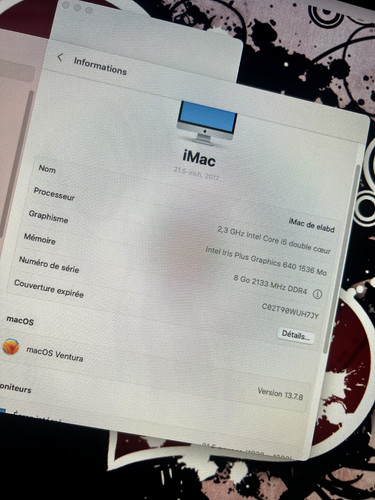 Imac 2017 8g - 4k, ssd