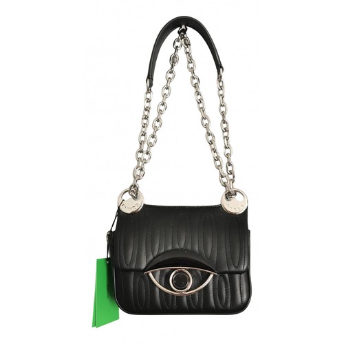 Sac bandoulière cuir - , noir
