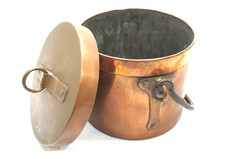Antique Copper Pot Cauldron