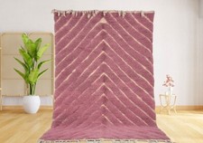 Tapis berbère violet fait