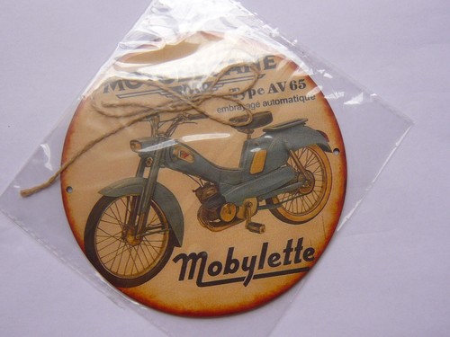 Plaque decorative mobylette - ,