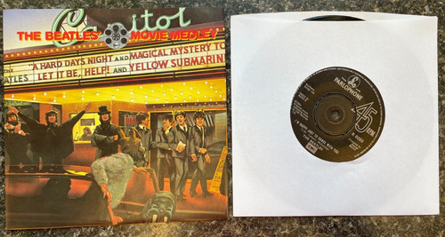 Beatles movie medley vinyl - 7",