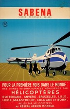 AFFICHE POSTER  Sabena