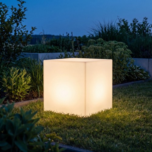 Solaire cube lumineux - solaire,