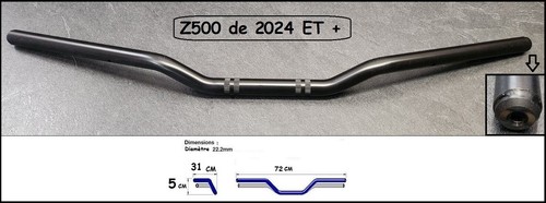 Guidon réplique origine z500 - réplique,