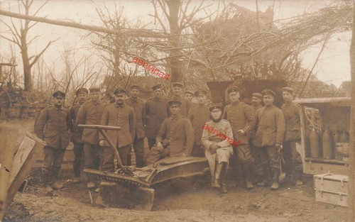 Carte photo soldats allemands