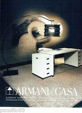 ADVERTISEMENT ADVERTISING 126 2006 Armani Casa office furniture