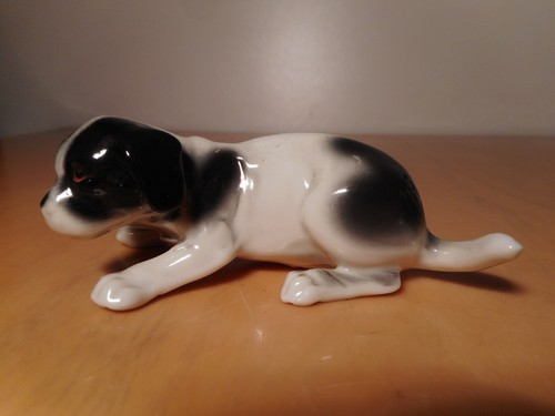 Sculpture statue chien chiot