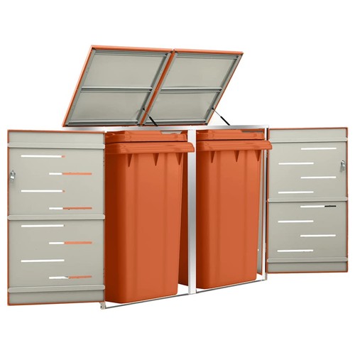 Abri pour quatre poubelles - pour,