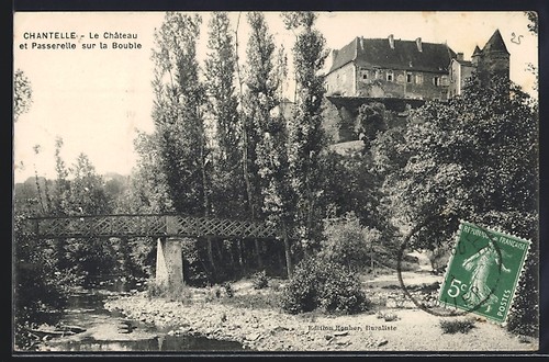 Cpa chantelle chateau et - chantelle,, le