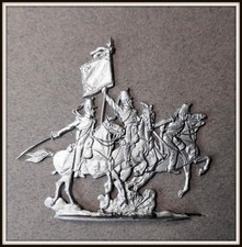 MIGNOT-Plat d'étain-Figurines