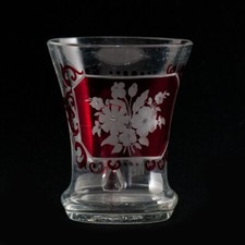 Ancienne Tasse Verre Soufflé