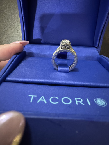 Tacori platinum round - ct,
