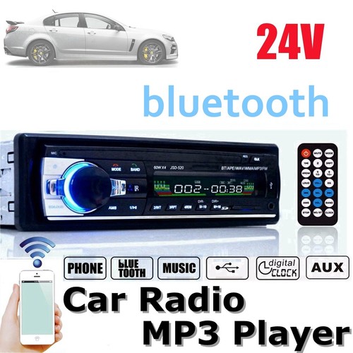 24v 1din autoradio bluetooth - 24v,