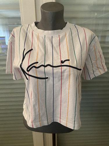 Karl kani crop top rayé - kani,