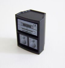 PLAYMOBIL (R642) MODERN HOUSE - Hi-Fi chain in furniture black living room 3966